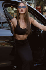 MIDNIGHT MOTION CROP TOP