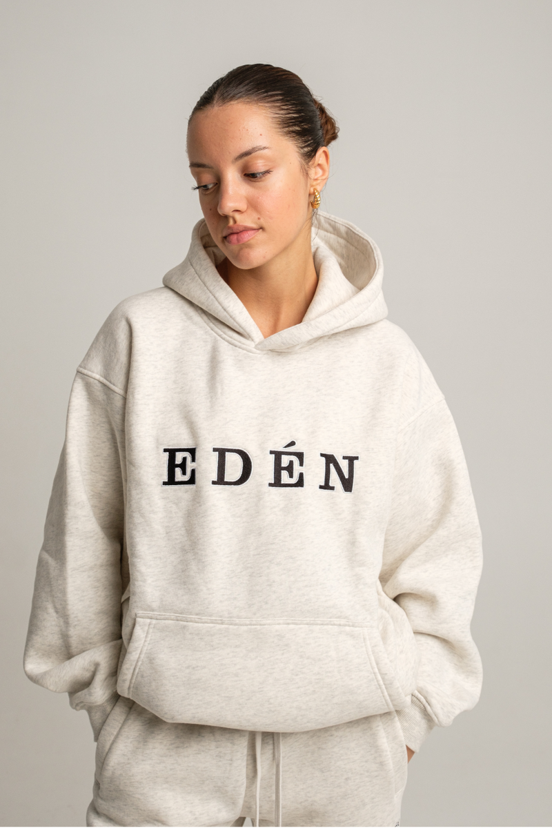 OATMEAL UNISEX HOODIE