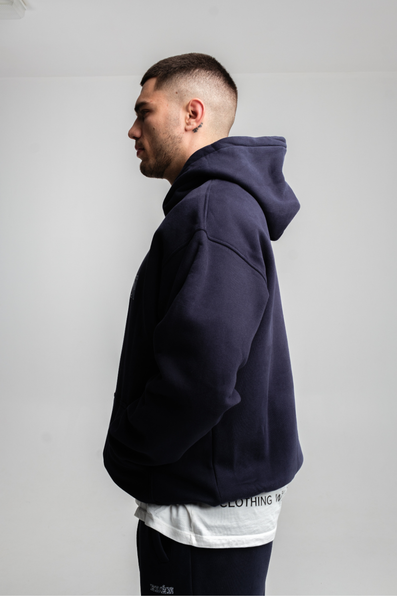 MIDNIGHT NAVY HOODIE