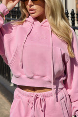 BLOSSOM CROPPED HOODIE