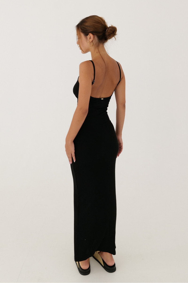 BLACK MAXI DRESS