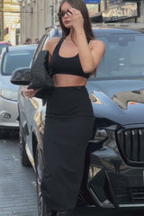 MIDNIGHT MOTION CROP TOP